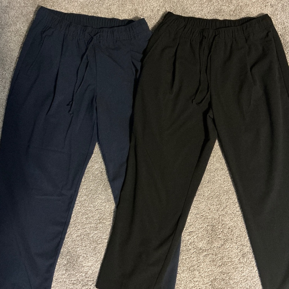 Old Navy Billie Straight Ankle Pants-Medium Petite (2 Pair)